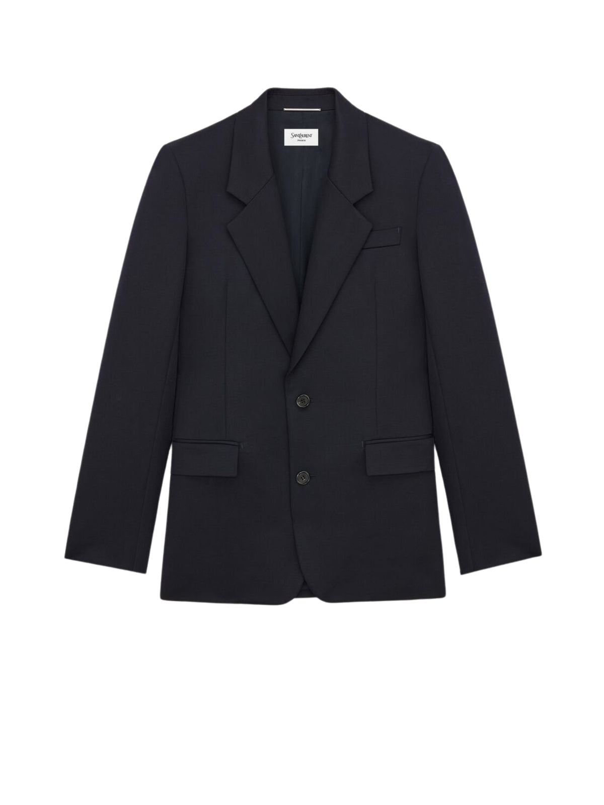 single-breasted jacket in wool gabardine A003F7 Y1O124140 SAINT LAURENT 