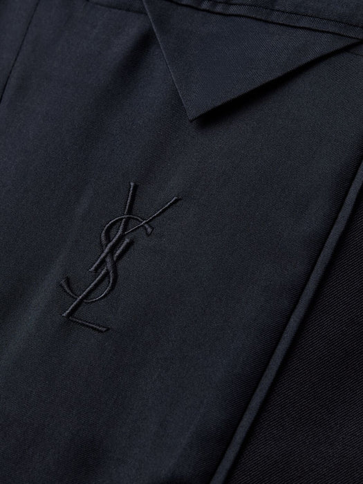 single-breasted jacket in wool gabardine A003F7 Y1O124140 SAINT LAURENT 