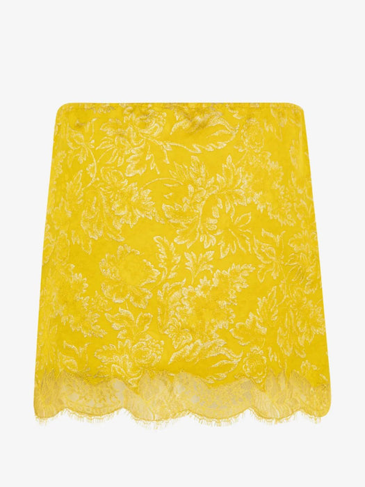 baroque mini skirt in jacquard and lace A003GZ Y4L147148 SAINT LAURENT 