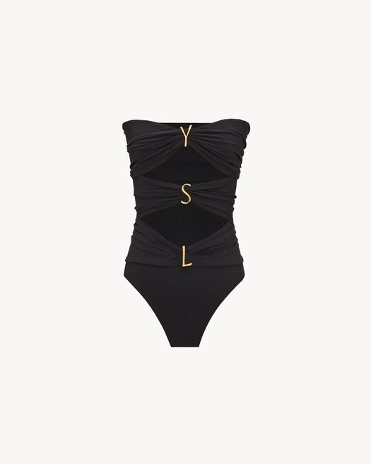 YSL strapless swimsuit A003I3 Y37WV1000 SAINT LAURENT 
