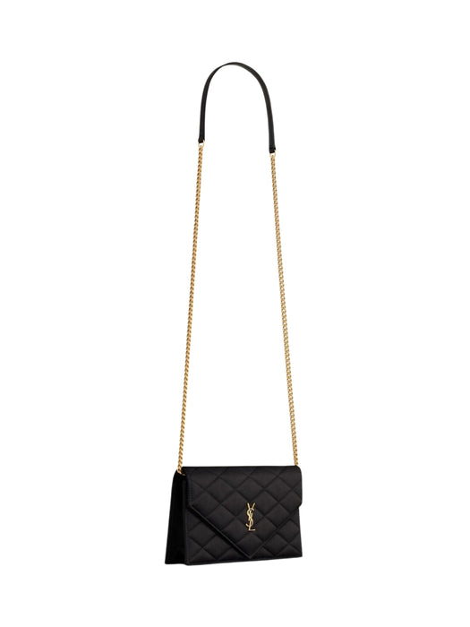 Paris chain wallet in satin A004K7 FADVW1000 SAINT LAURENT 