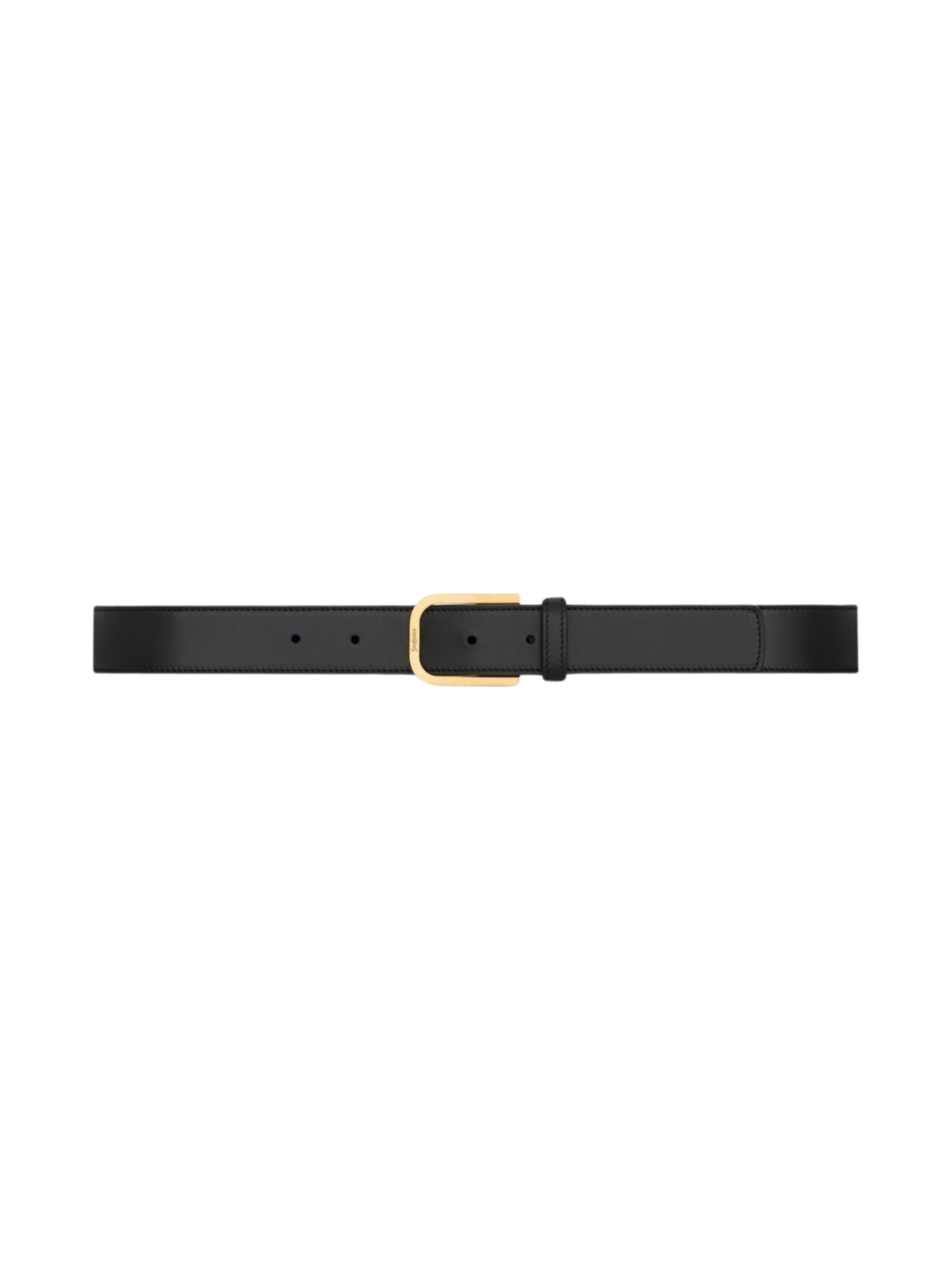 minimal belt in smooth leather A005AB AAB2Z1000 SAINT LAURENT 