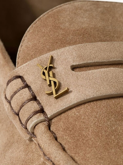 LE LOAFER foldable in suede A006OM 27DTT9741 SAINT LAURENT 
