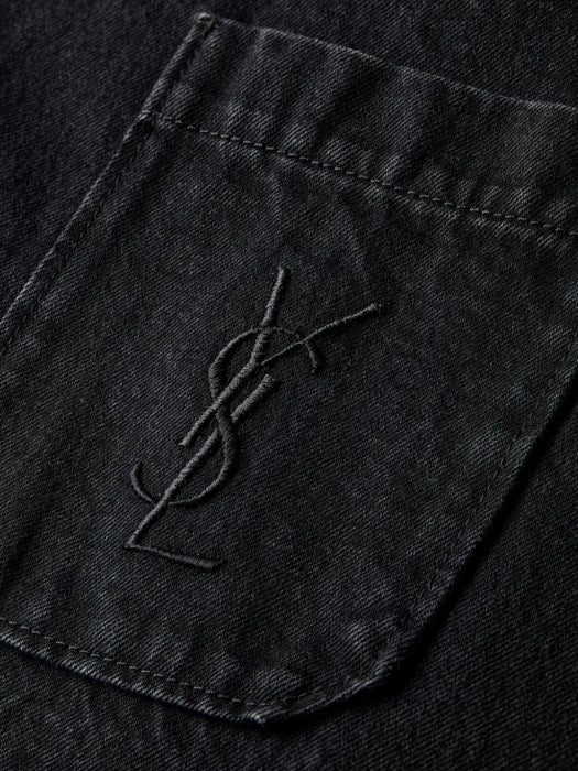 CASSANDRE overshirt in cotton linen gabardine A007M4 Y07YD1238 SAINT LAURENT 