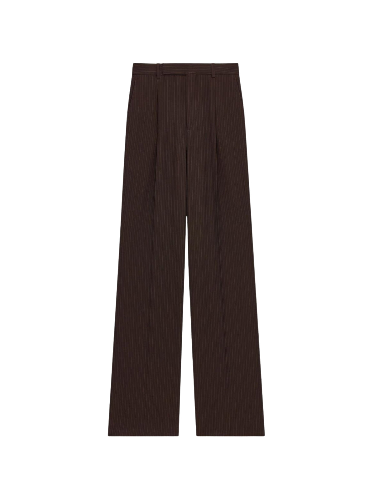 Pants in chalk-stripe crepe A007RM Y4L312084 SAINT LAURENT 