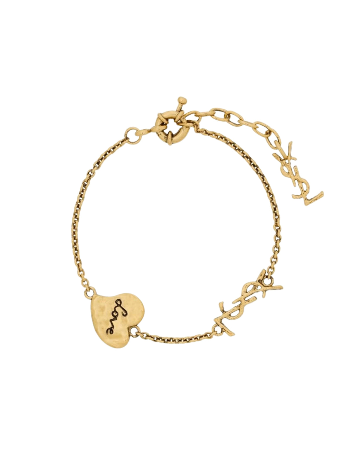 CASSANDRE heart bracelet in brass A009KB Y15007005 SAINT LAURENT 