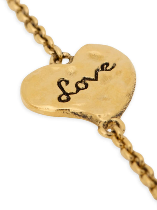 CASSANDRE heart bracelet in brass A009KB Y15007005 SAINT LAURENT 