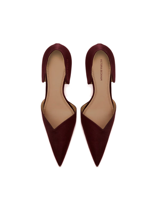 Victoria Angle D'Orsay Pump 115 Satin 1326FMU007600A 2 VICTORIA BECKHAM 