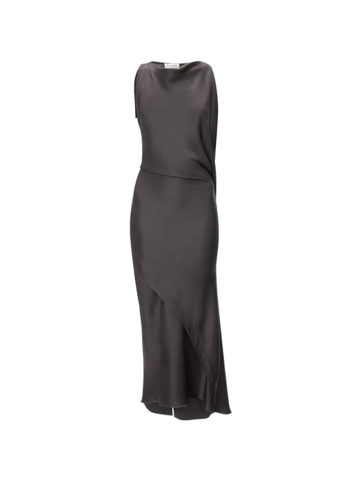 Kyra Asymmetric Midi Dress 1326WDR007612A 9889 VICTORIA BECKHAM 