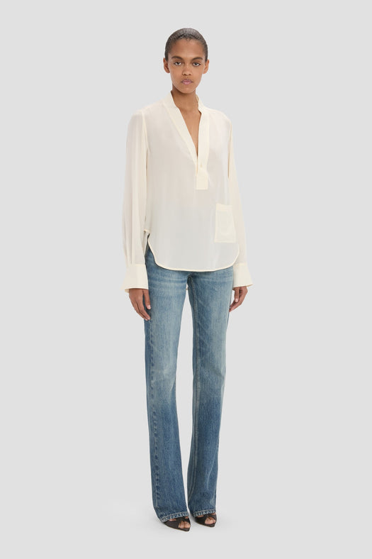 V-Neck Blouse 1326WSH007339B 3 VICTORIA BECKHAM 