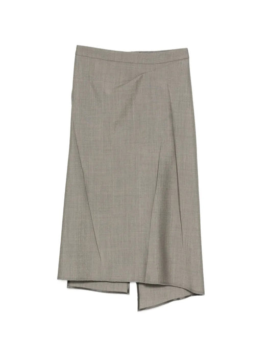 Pressed Tailored Midi Skirt 1326WSK007362C 9889 VICTORIA BECKHAM 