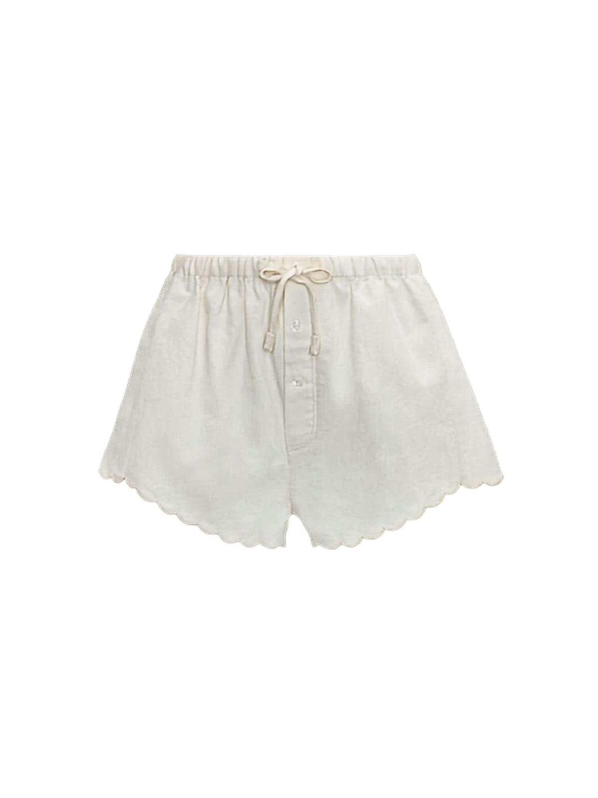 Embroidered Short In White 1326WSR005368D 6 VICTORIA BECKHAM 