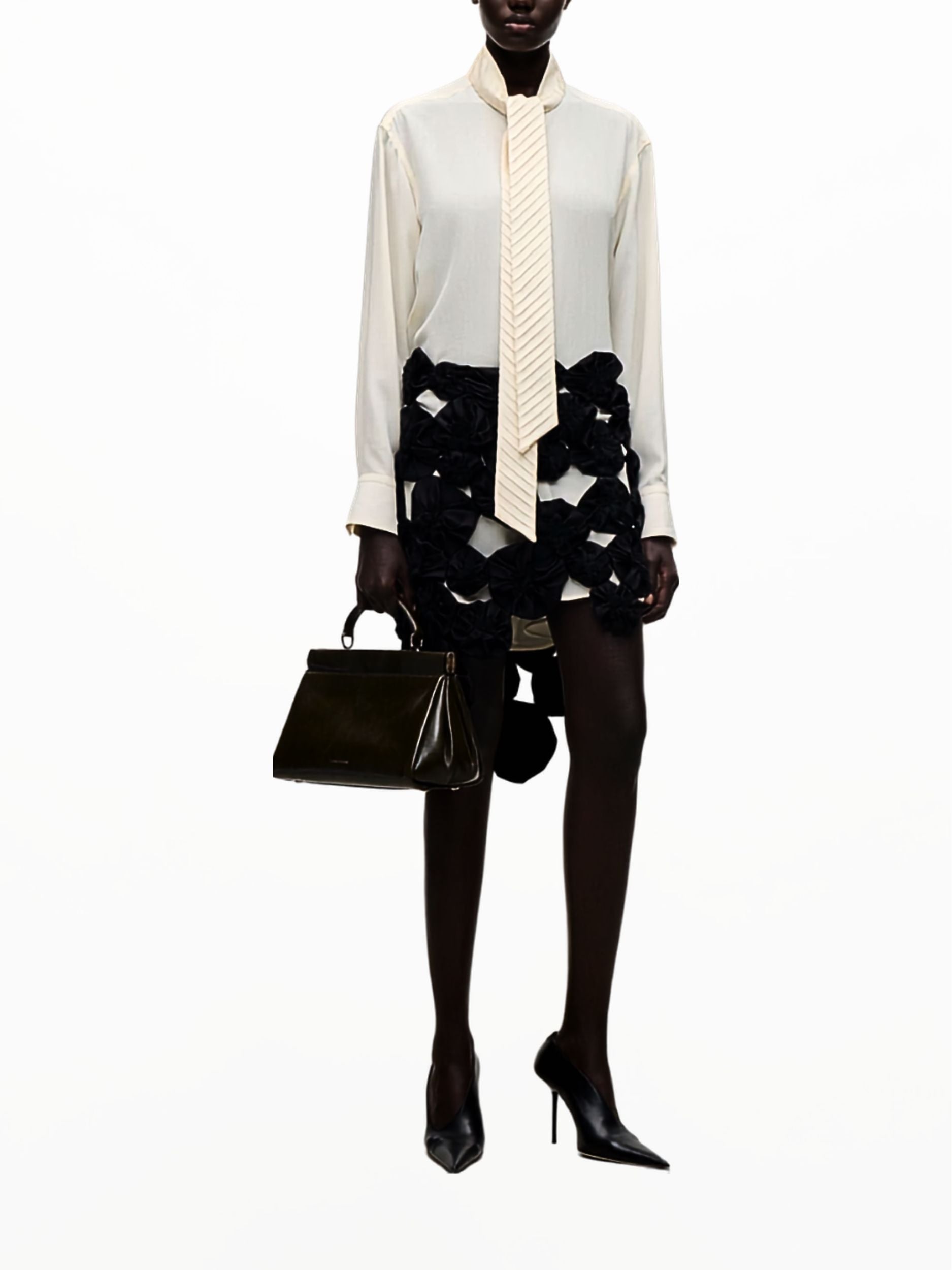 Applique Skirt 1426WSK007695A 1 VICTORIA BECKHAM 