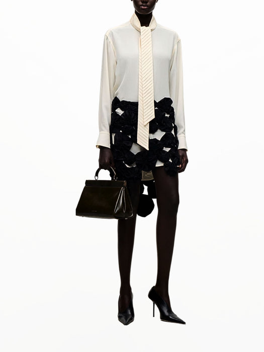 Applique Skirt 1426WSK007695A 1 VICTORIA BECKHAM 