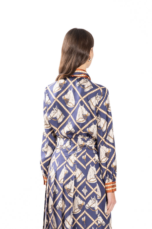 equestrain-print silk shirt 721477 ZAK874436 GUCCI 