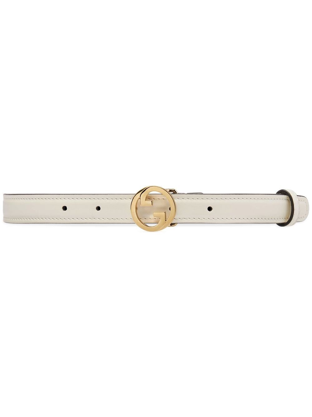 Blondie white skinny belt 723073 US10G9022 GUCCI 