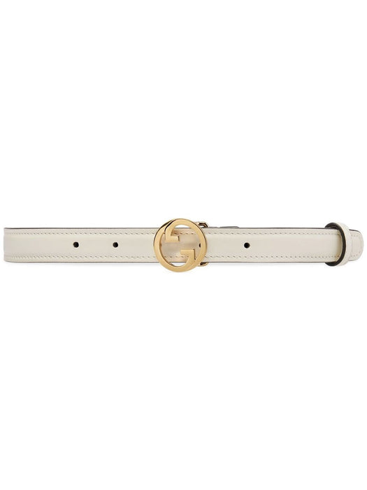 Blondie white skinny belt 723073 US10G9022 GUCCI 