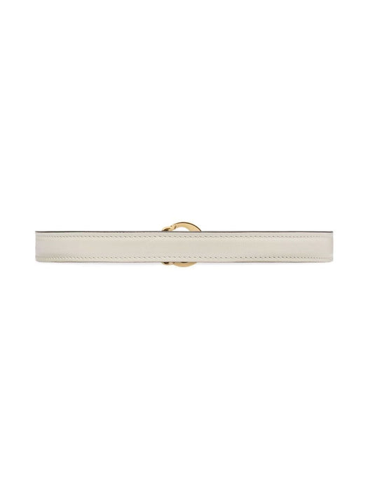 Blondie white skinny belt 723073 US10G9022 GUCCI 