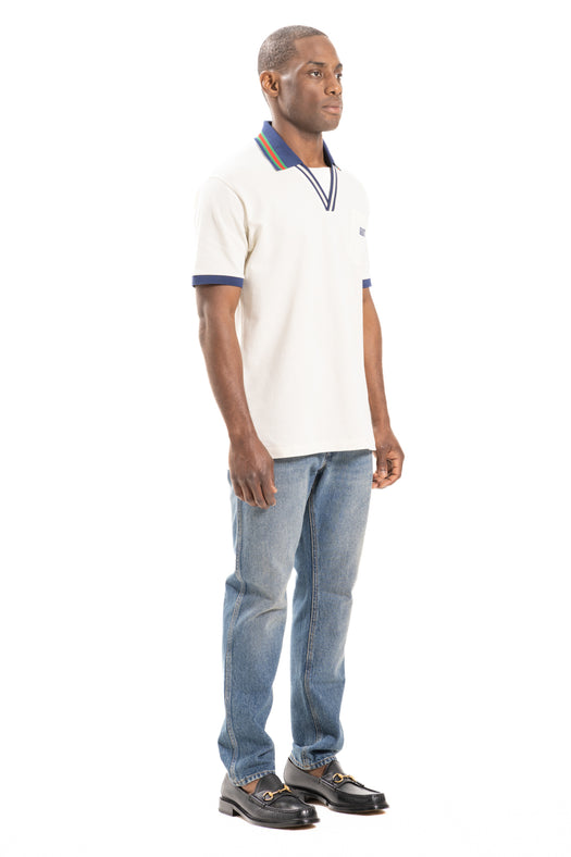 embroidered-logo polo top 737667 XJFGK9133 GUCCI 