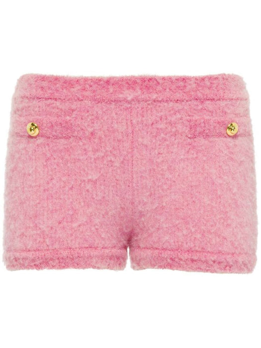 Boucle Rosa Shorts MMP187 S 231 12KDF0028 MIU MIU 