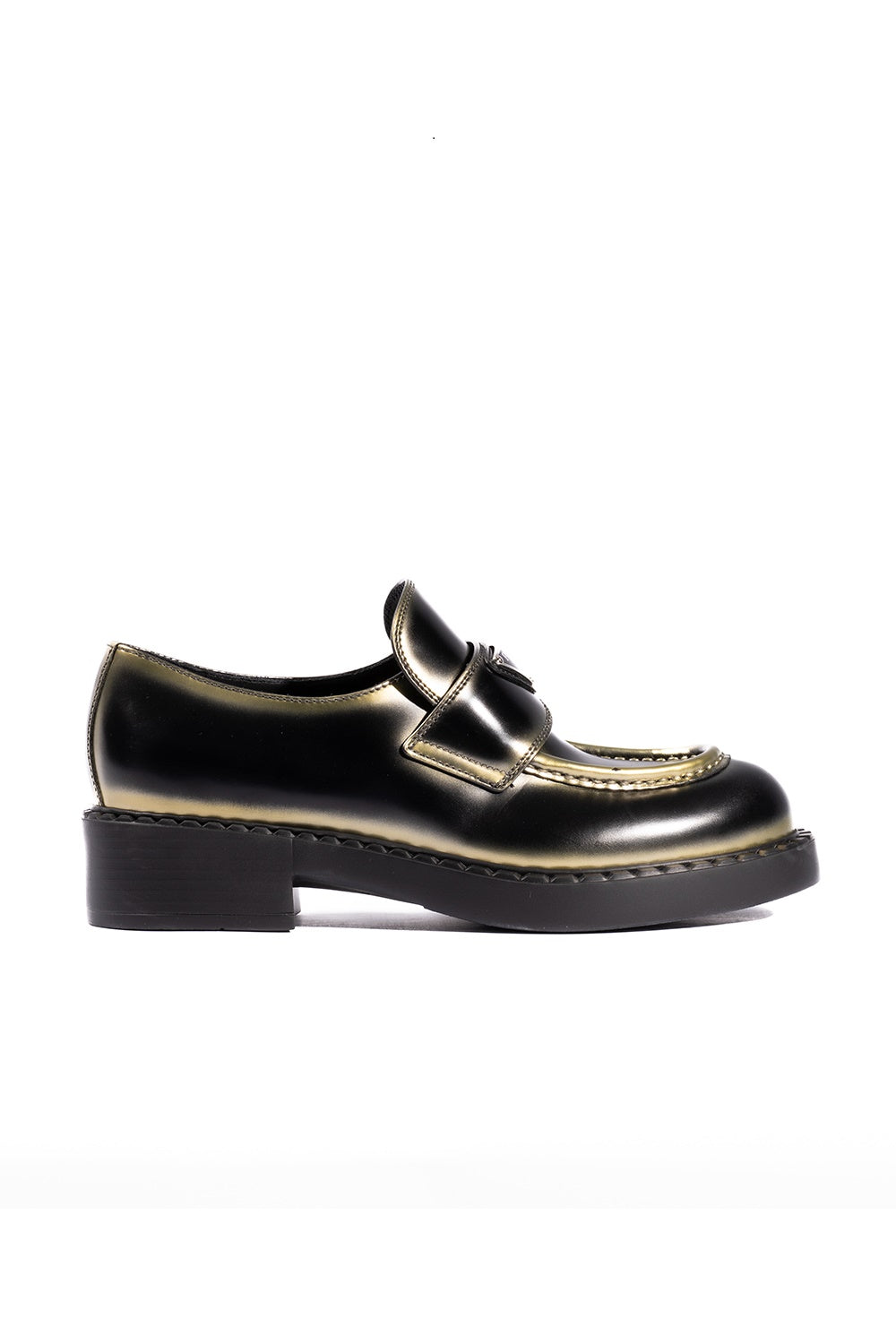 logo-plaque leather loafers 1D246M F B050 3LL8F0X7F PRADA 
