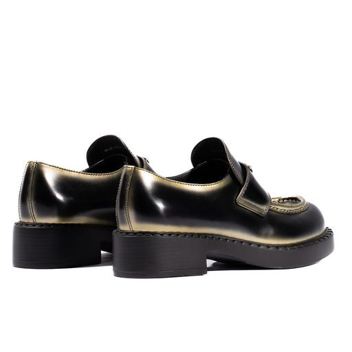 logo-plaque leather loafers 1D246M F B050 3LL8F0X7F PRADA 
