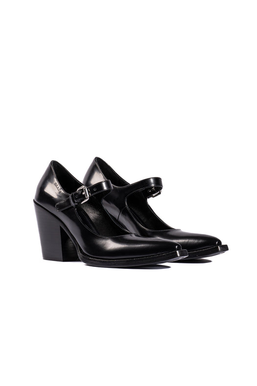 95mm brushed leather pumps 1I128N F 090 055F0002 PRADA 
