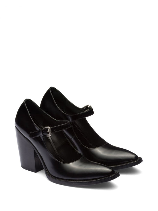 95mm brushed leather pumps 1I128N F 090 055F0002 PRADA 