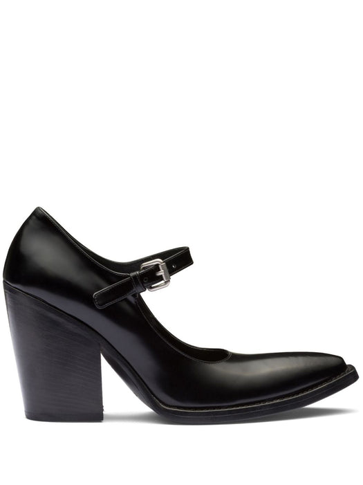 95mm brushed leather pumps 1I128N F 090 055F0002 PRADA 