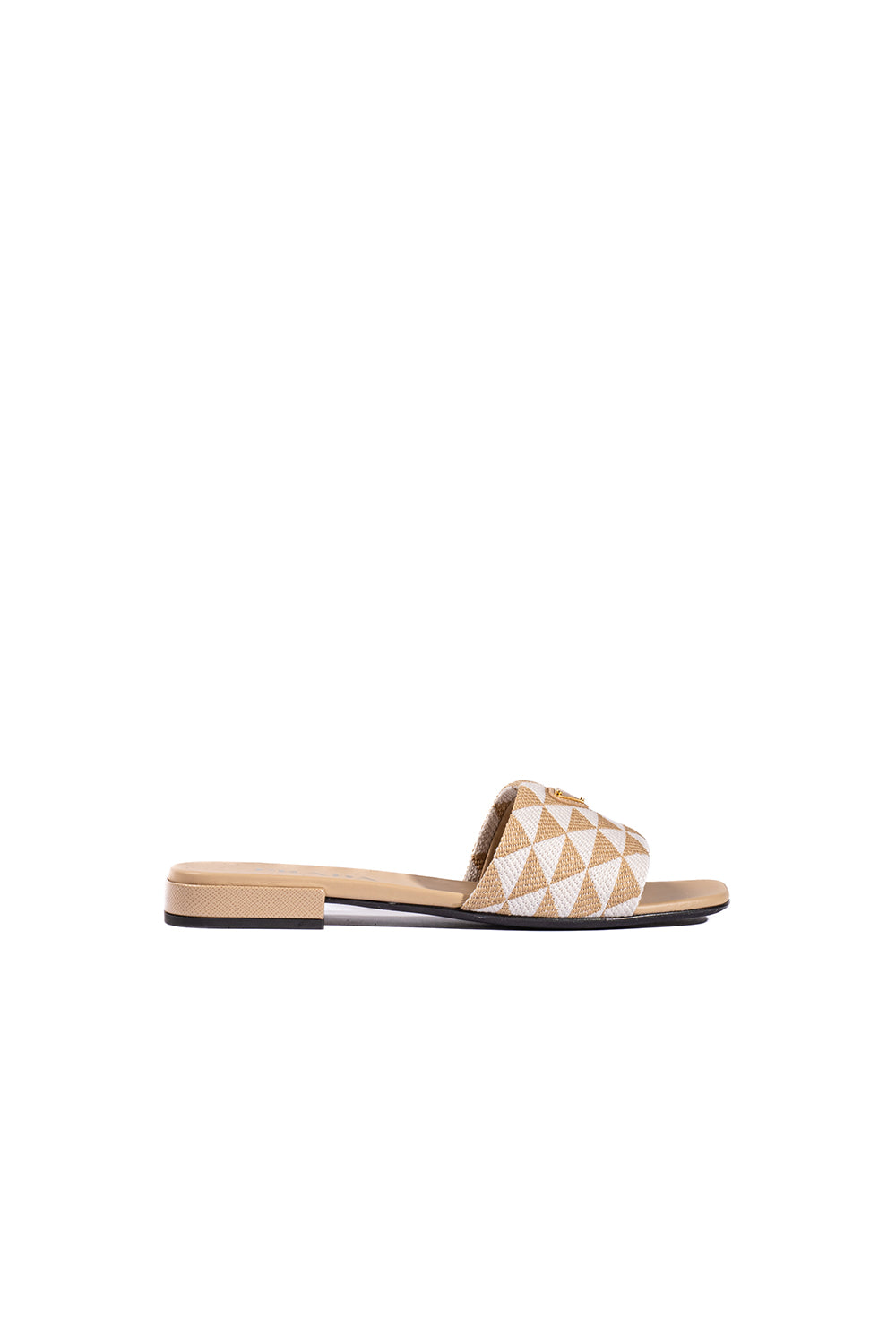 embroidered triangular slides 1XX637 F 010 3LK6F0J0A PRADA 