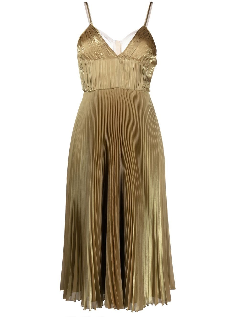Prada technical pleated midi dress P3I80 S 231 1D9EF0037 PRADA 