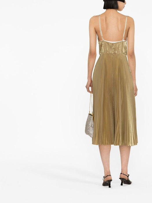 Prada technical pleated midi dress P3I80 S 231 1D9EF0037 PRADA 