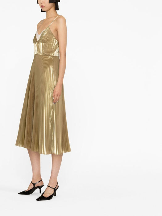 Prada technical pleated midi dress P3I80 S 231 1D9EF0037 PRADA 