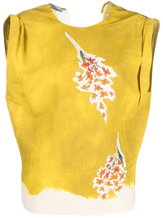 sleeveless paper top P941L S 231 128HF0322 PRADA 