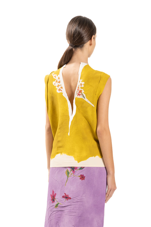 sleeveless paper top P941L S 231 128HF0322 PRADA 