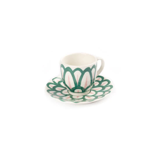 Symi Espresso Cup CUP-0000100OS139 GREEN PINK THEMIS Z 
