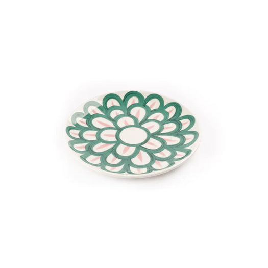Symi Dessert Plate PLT-0000127OS139 GREEN PINK THEMIS Z 