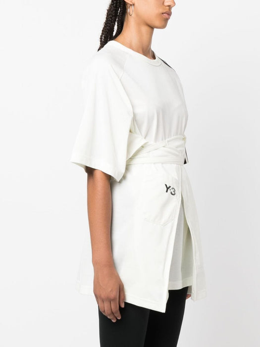 Sail Closure logo-print T-shirt IQ1792  ADIDAS Y-3 