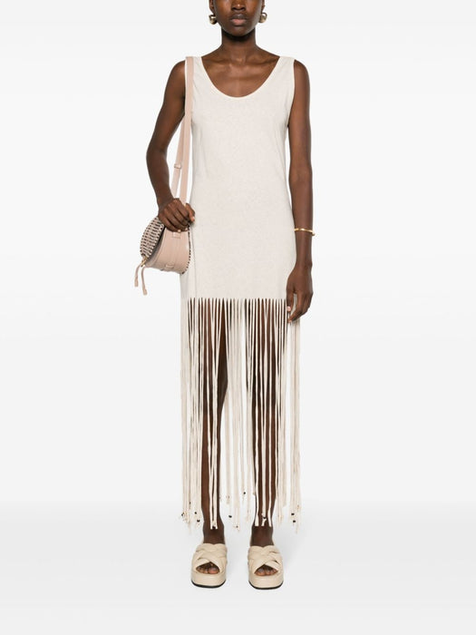 fringed open-back dress LWDB020R24JER001 0300 ALANUI 