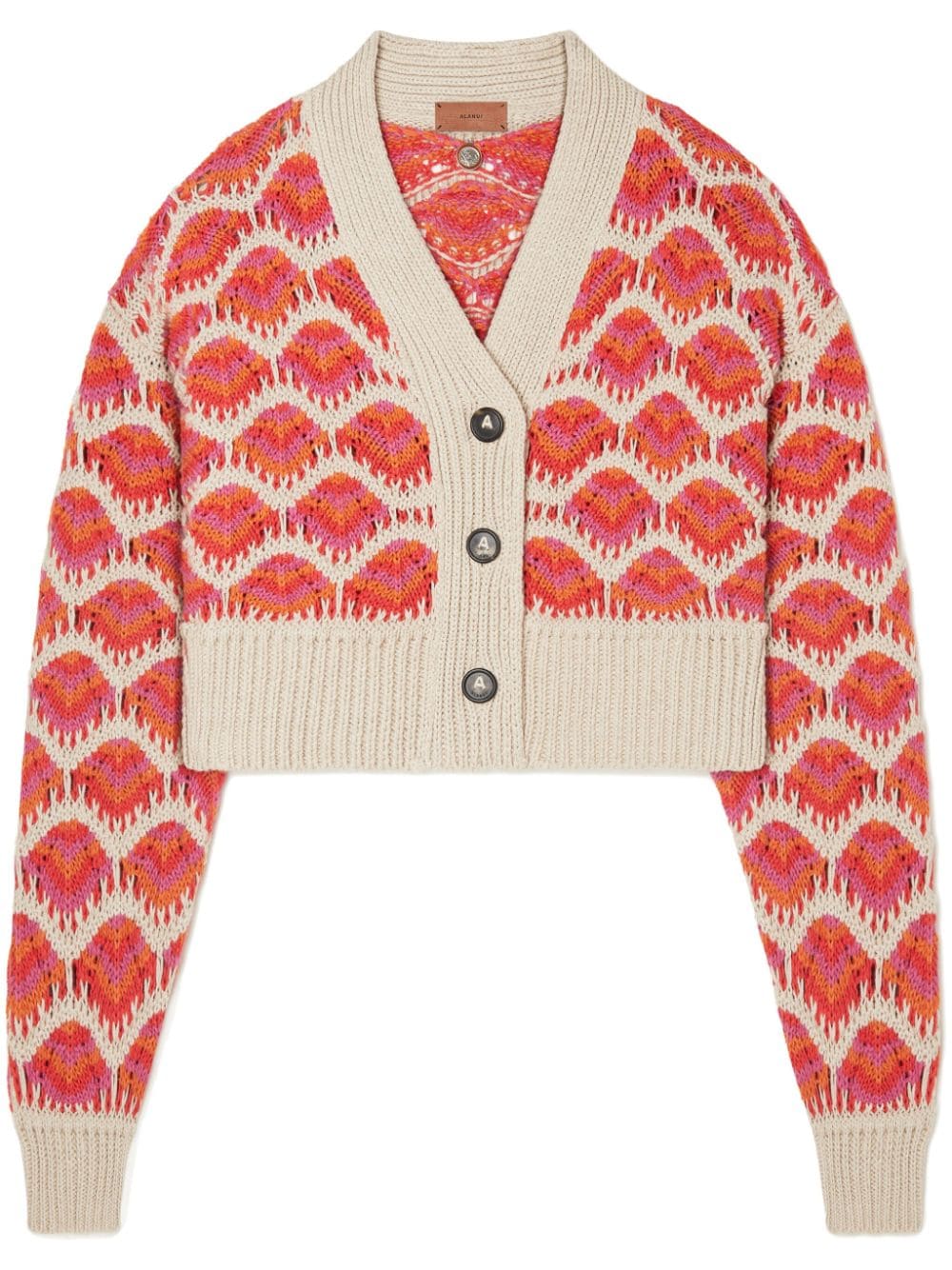 Hawa Mahal crochet-knit cardigan LWHB055R24KNI001 3203 ALANUI 