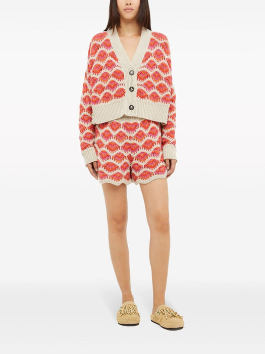 Hawa Mahal crochet-knit cardigan LWHB055R24KNI001 3203 ALANUI 