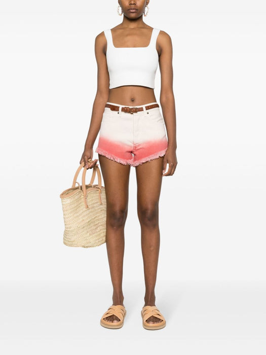 Bright Hues denim shorts LWYC009R24DEN001 0327 ALANUI 