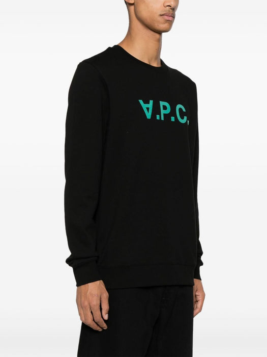 viva cotton sweatshirt COFAXH27378 NOIR VERT A.P.C 