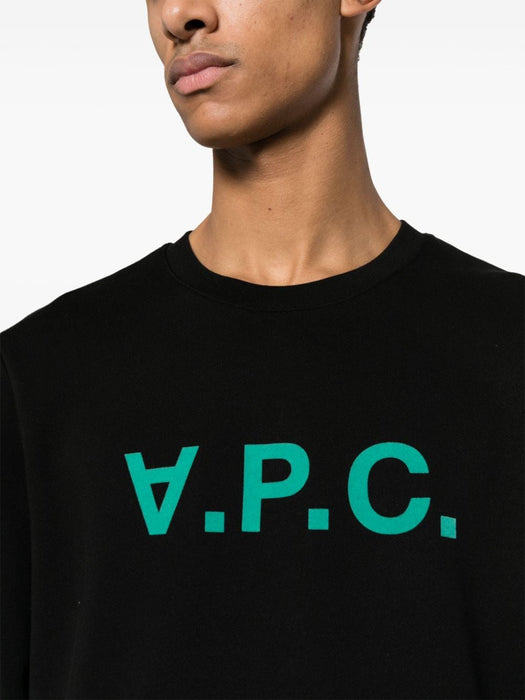 viva cotton sweatshirt COFAXH27378 NOIR VERT A.P.C 
