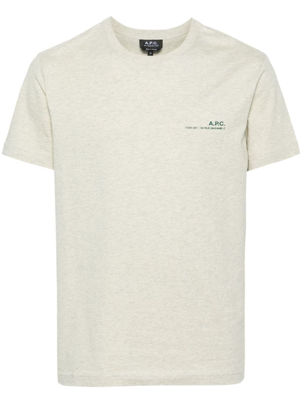 Item cotton T-shirt COFBTH26380 VERT A.P.C 