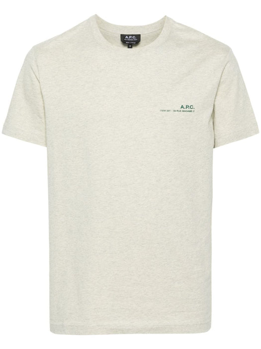 Item cotton T-shirt COFBTH26380 VERT A.P.C 