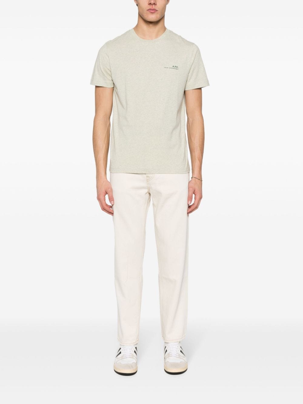 Item cotton T-shirt COFBTH26380 VERT A.P.C 