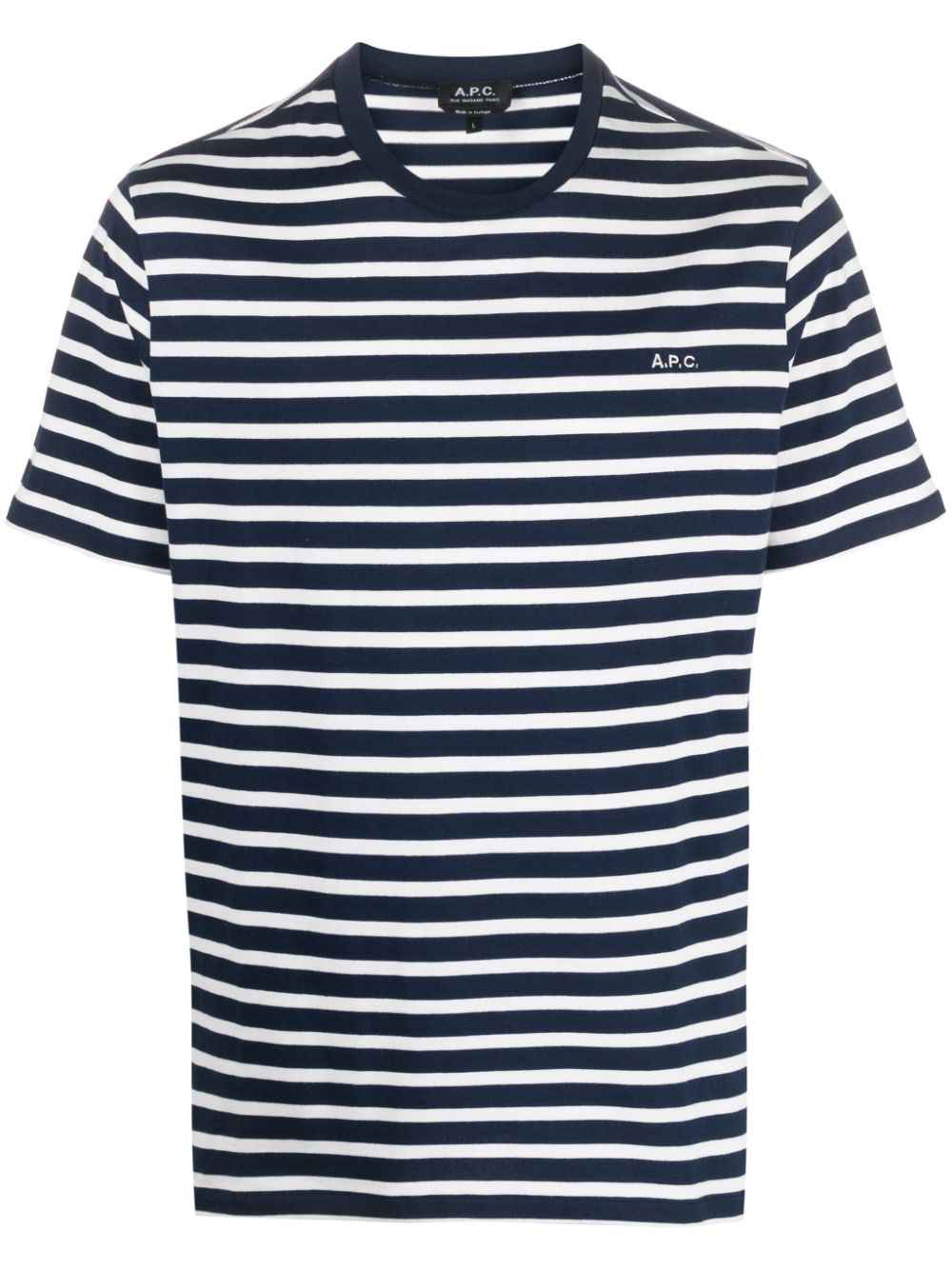 stripe-print cotton T-shirt COGWTH26343 IAK A.P.C 