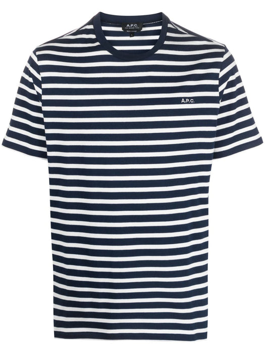 stripe-print cotton T-shirt COGWTH26343 IAK A.P.C 
