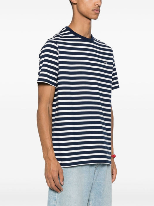 stripe-print cotton T-shirt COGWTH26343 IAK A.P.C 